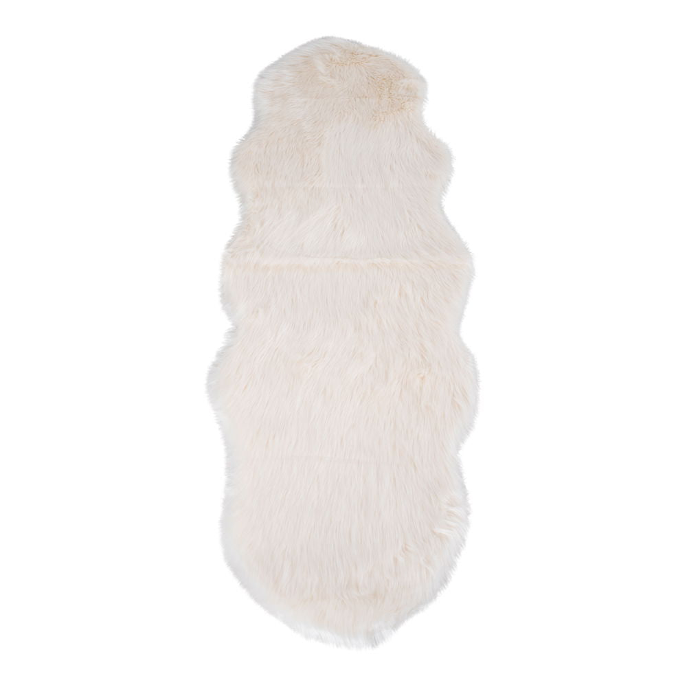 Kunst-Lammfell – 60×180 cm, flauschig, pflegeleicht